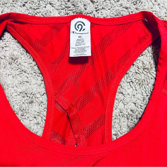 CHAMPION RED TANK TOP ATHLETIC SIZE XL - Picture 2 of 4